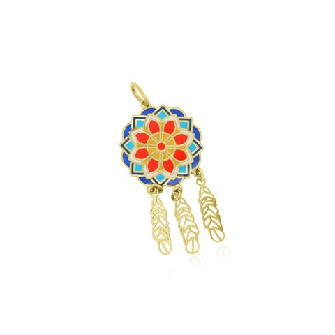 Enamel Dream Catcher Charm