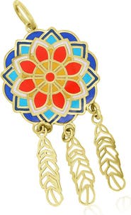 The Lovery Fine Jewelry Enamel Dream Catcher Charm