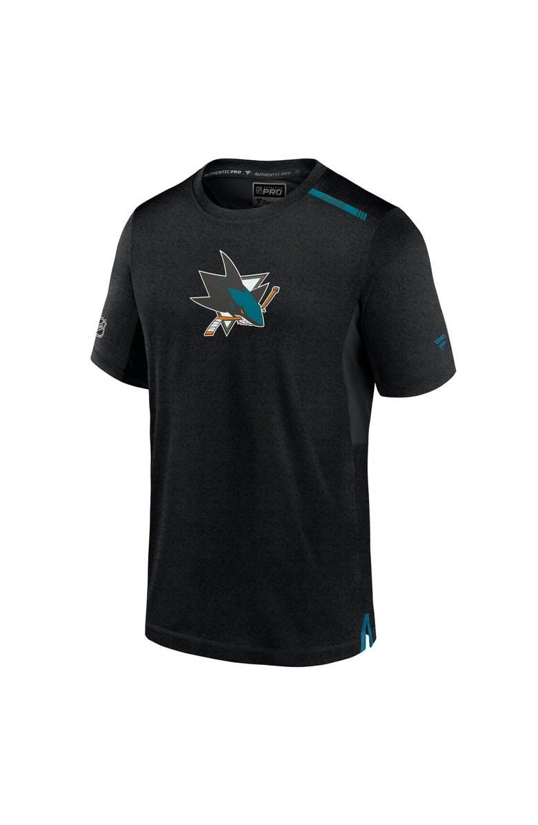FANATICS Men's Fanatics Branded Gray San Jose Sharks Authentic Pro Performance T-Shirt, Alternate, color, 