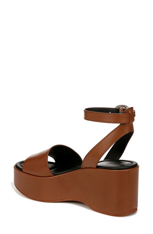 Vince Phillipa Platform Sandal In Sequoia Brown