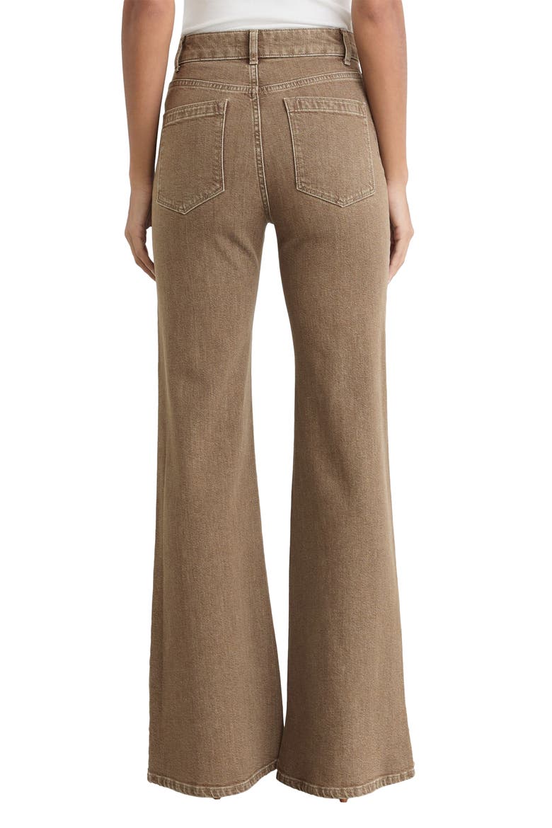 Cali Flare Jeans, Alternate, color, LIGHT BROWN