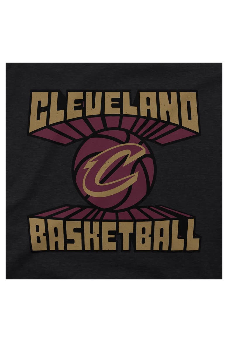 Unisex Stadium Essentials  Black Cleveland Cavaliers Club Time Tri-Blend T-Shirt, Alternate, color, Black