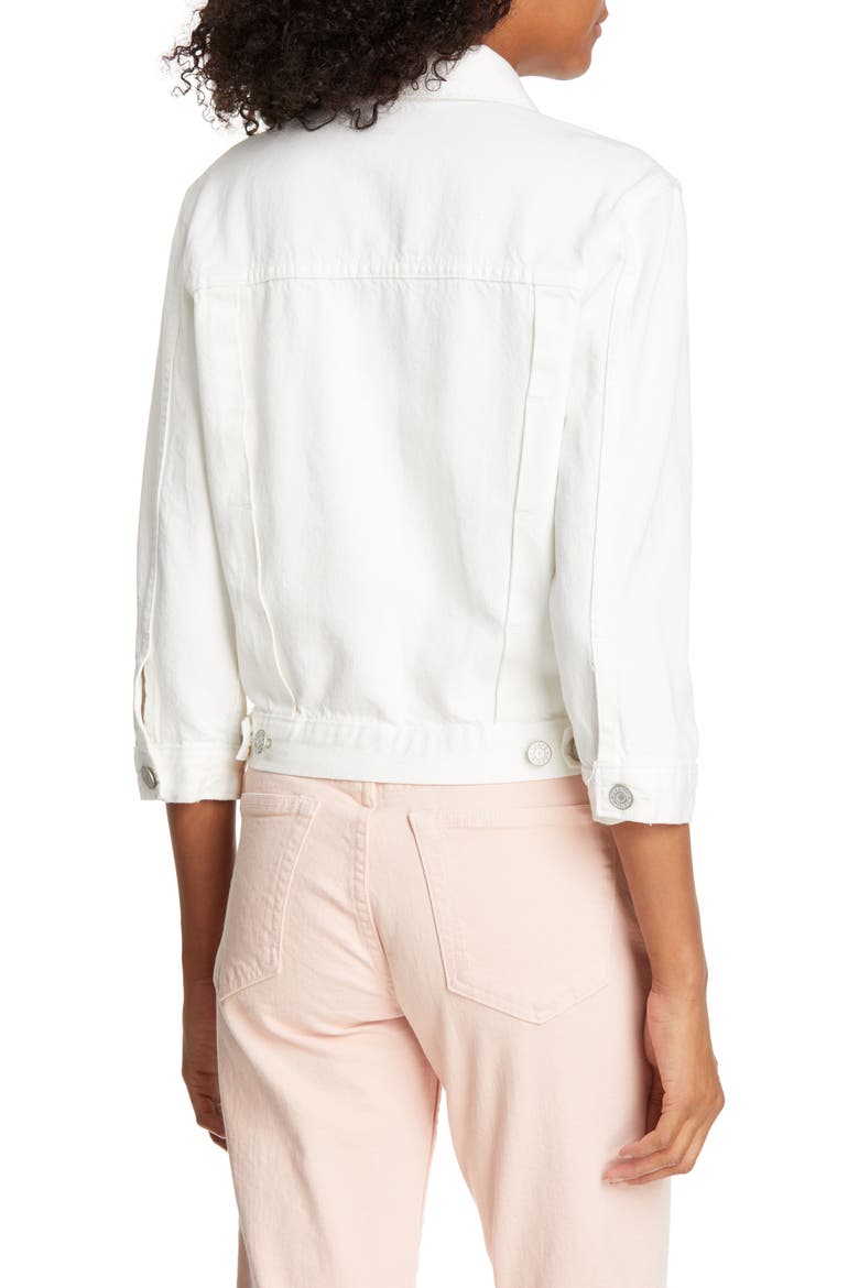 Zoey Crop Denim Jacket, Alternate, color, BIG EMPTY