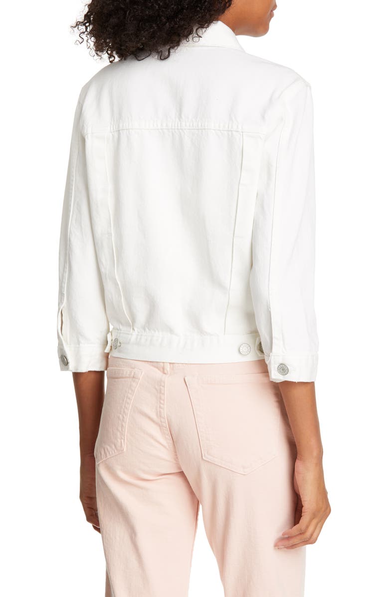 TRAVE Zoey Crop Denim Jacket, Alternate, color,