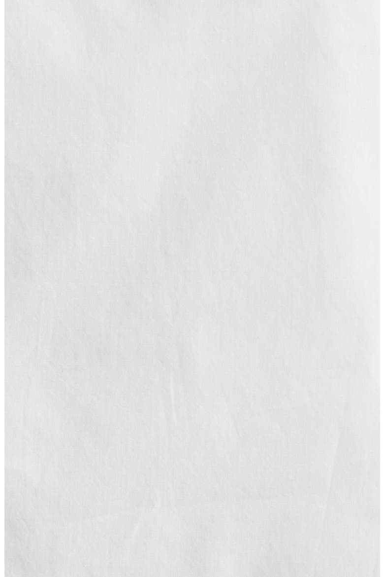3D Appliqué Cotton Gabardine Half-Zip Top, Alternate, color, CREAM