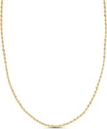 Bony Levy 14k Gold 3mm Rope Chain Necklace