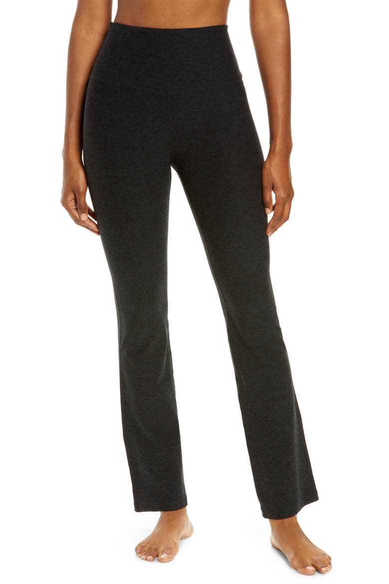 Practice Space Dye High Waist Pants, Main, color, DARKEST NIGHT