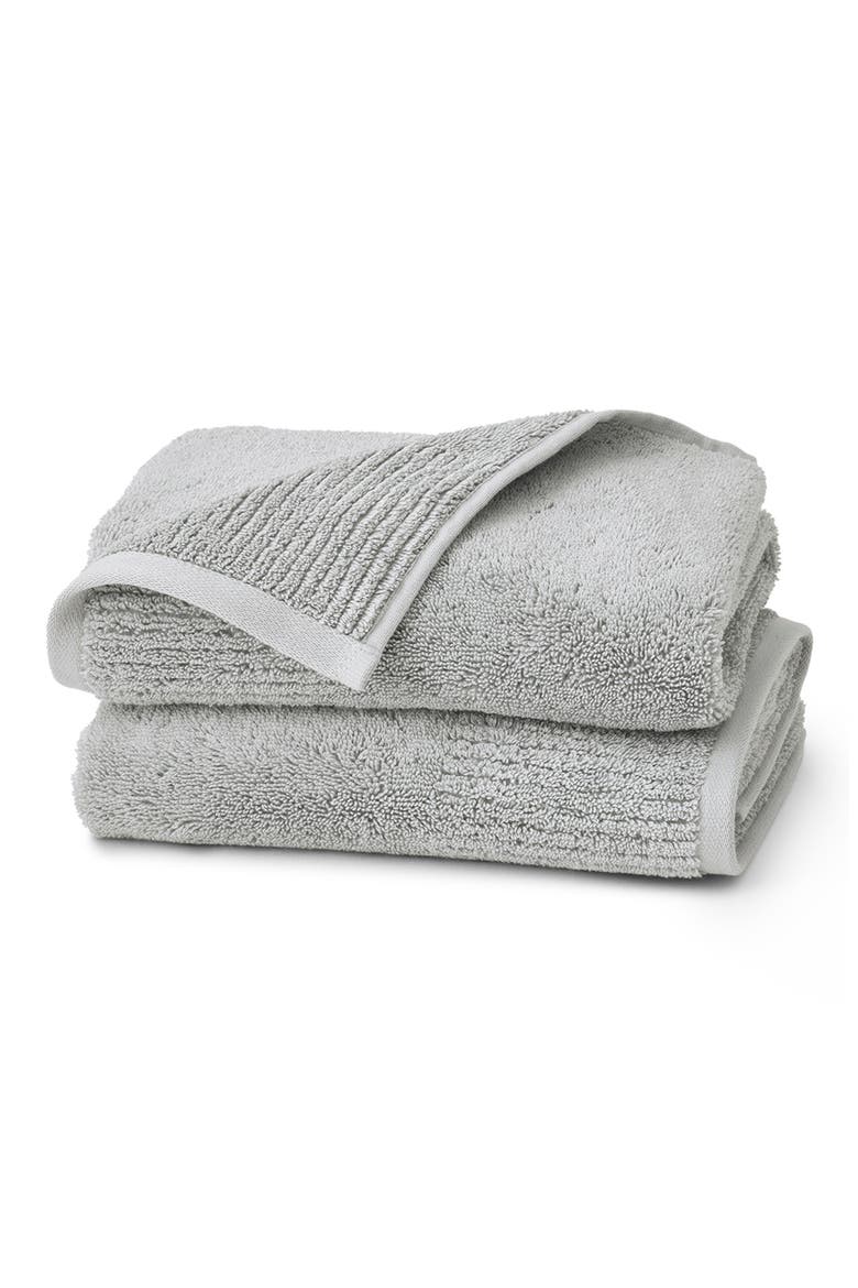 Set of 2 Ultraplush Organic Cotton Hand Towels, Main, color, SHORE