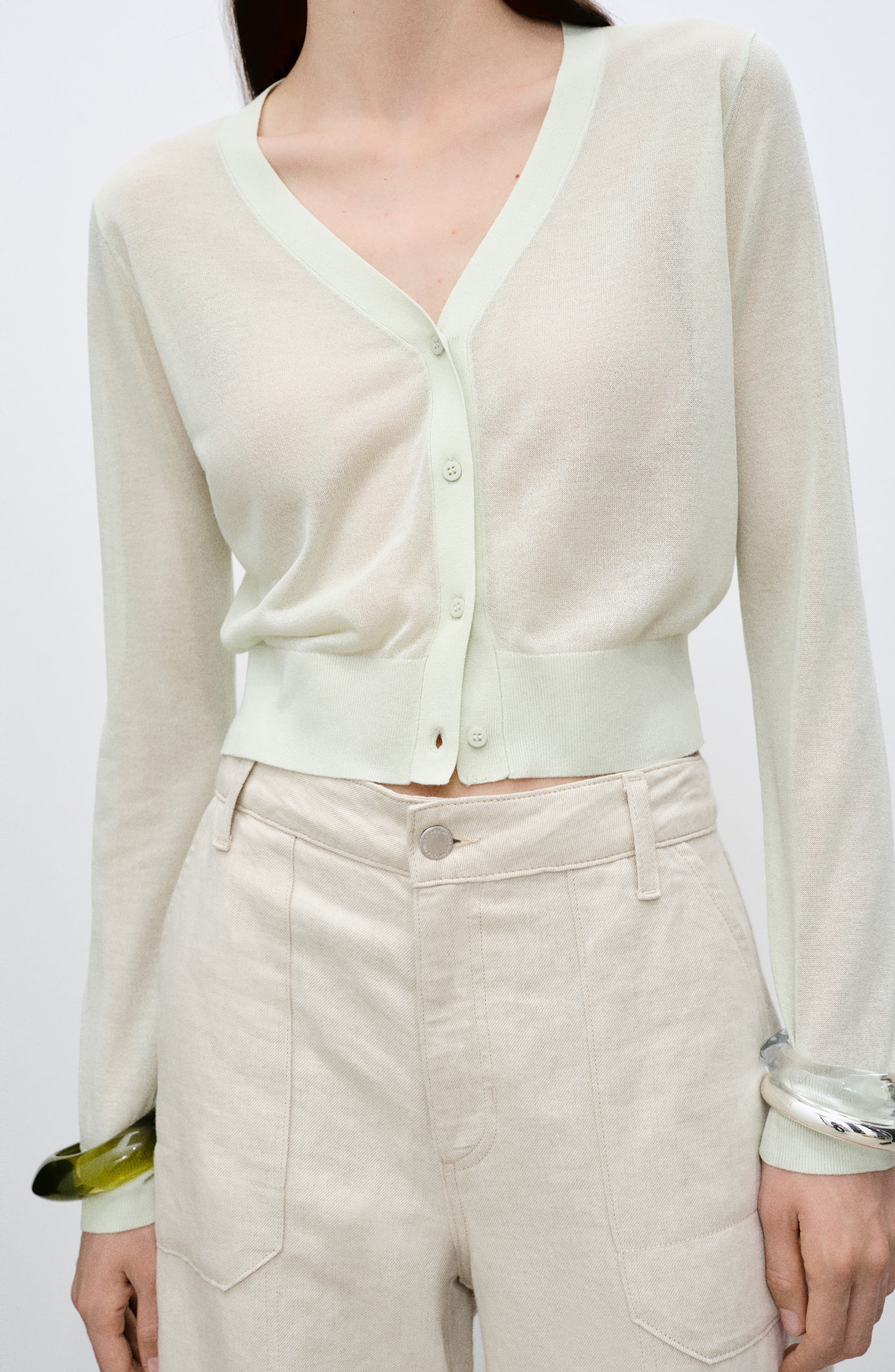 Lightweight V-Neck Cardigan
