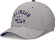 Nike Men's Nike Gray Clemson Tigers Rise Prep Performance Flex Hat