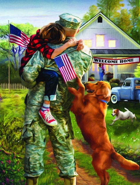 A Warm Welcome Home 300 piece Jigsaw Puzzle for Adults