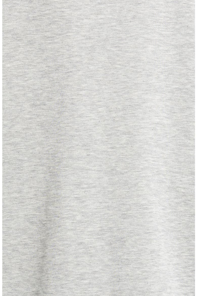 Paillette Detail Cotton Tee, Alternate, color, GREY