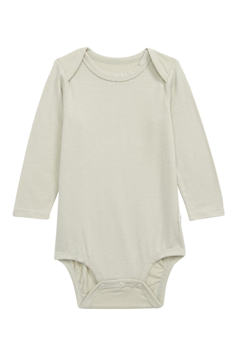 Kids' Long Sleeve Bodysuit, Main, color, GREY
