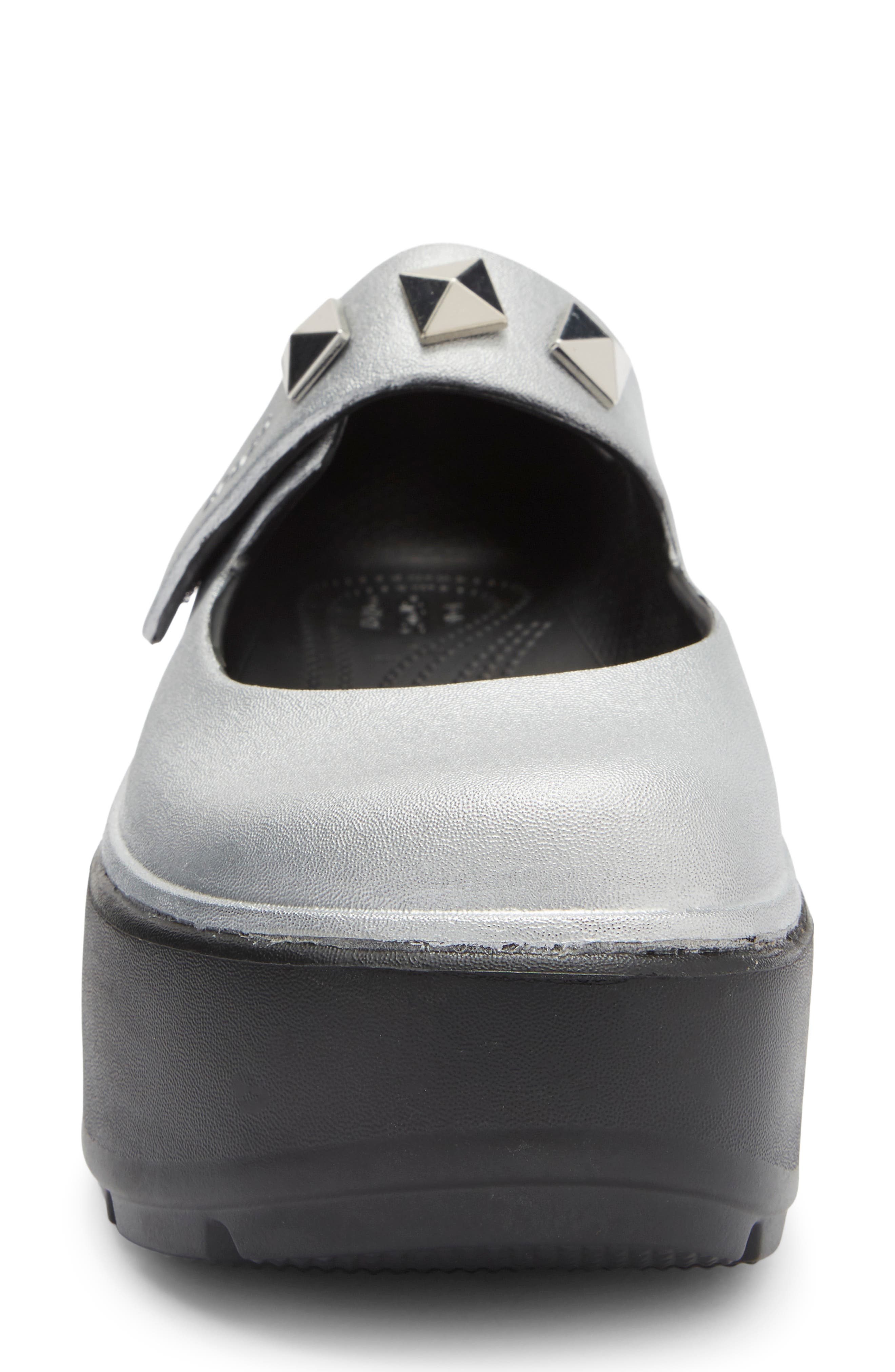 Stomp Platform Mary Jane, Alternate, color, SILVER