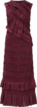 AllSaints Nyla Sleeveless Ruffle Dress