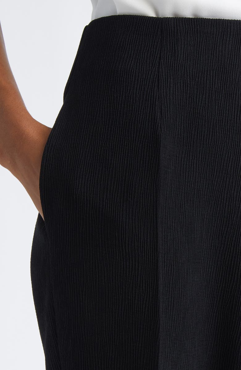 Emporio Armani Straight Leg Pants, Alternate, color, Solid Black