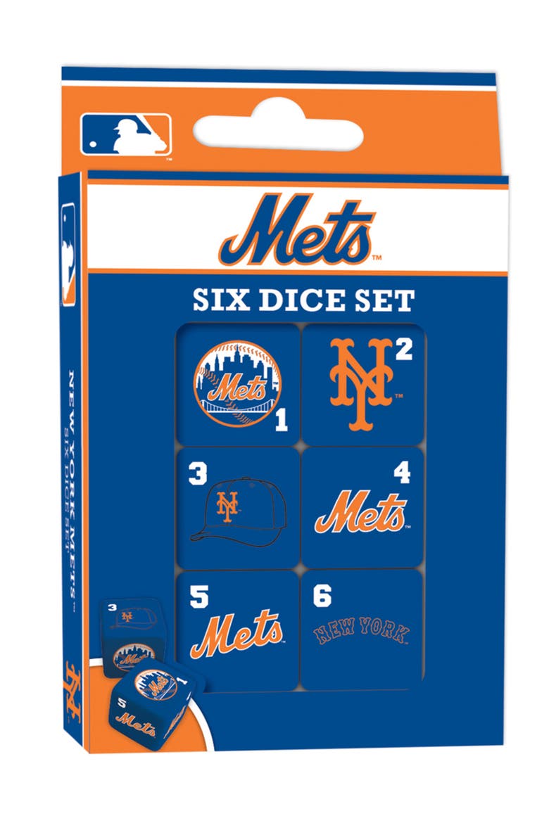 New York Mets Dice Set - 19mm, Main, color, Multicolor