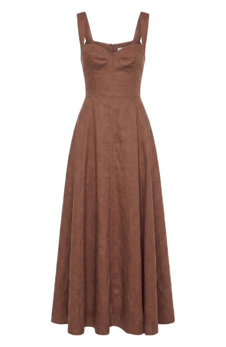 NICHOLAS Anya Dress, Alternate, color, Mocha