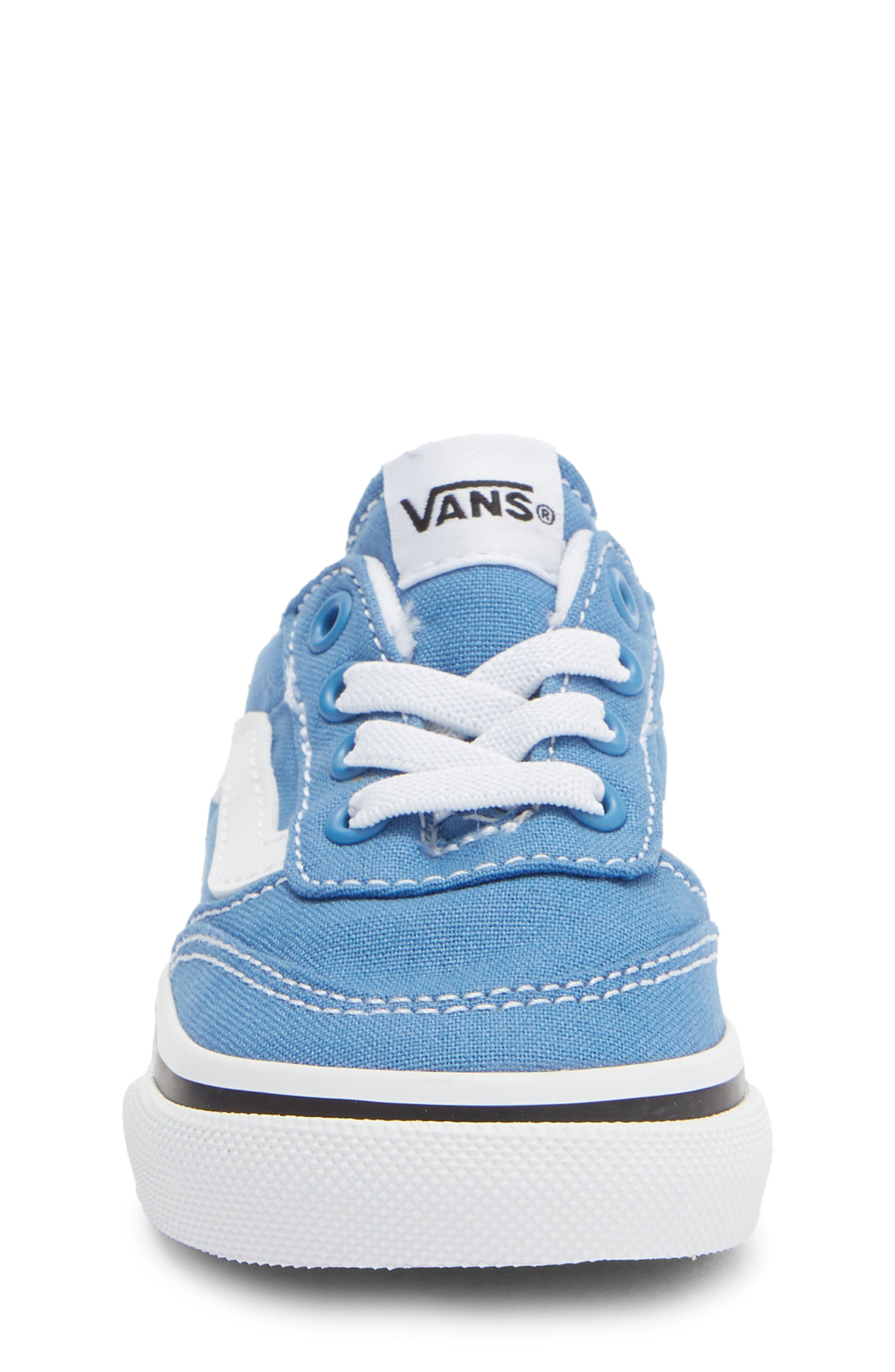 Vans Kids' Brooklyn Slip-On Sneaker, Alternate, color, Canvas Vintage Cobalt