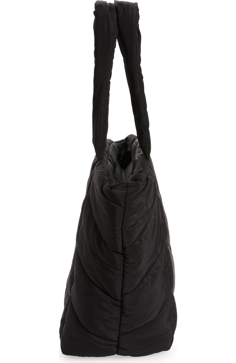 Topshop Chevron Quilted Tote Bag, Alternate, color,