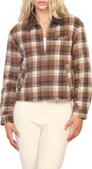 Stoosh Plaid Cotton Blend Barn Jacket