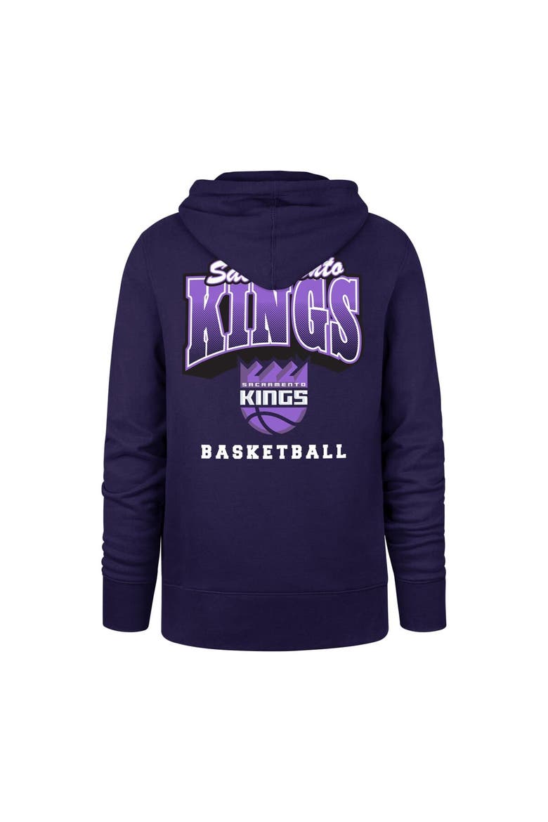 Men's '47 Purple Sacramento Kings 2025/26 City Edition Jab Step Headline Hoodie, Alternate, color, Purple