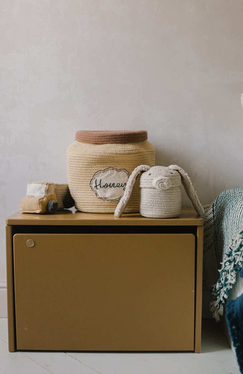 Lorena Canals Kids' Set of 2 Mini Baskets, Alternate, color, Ivory