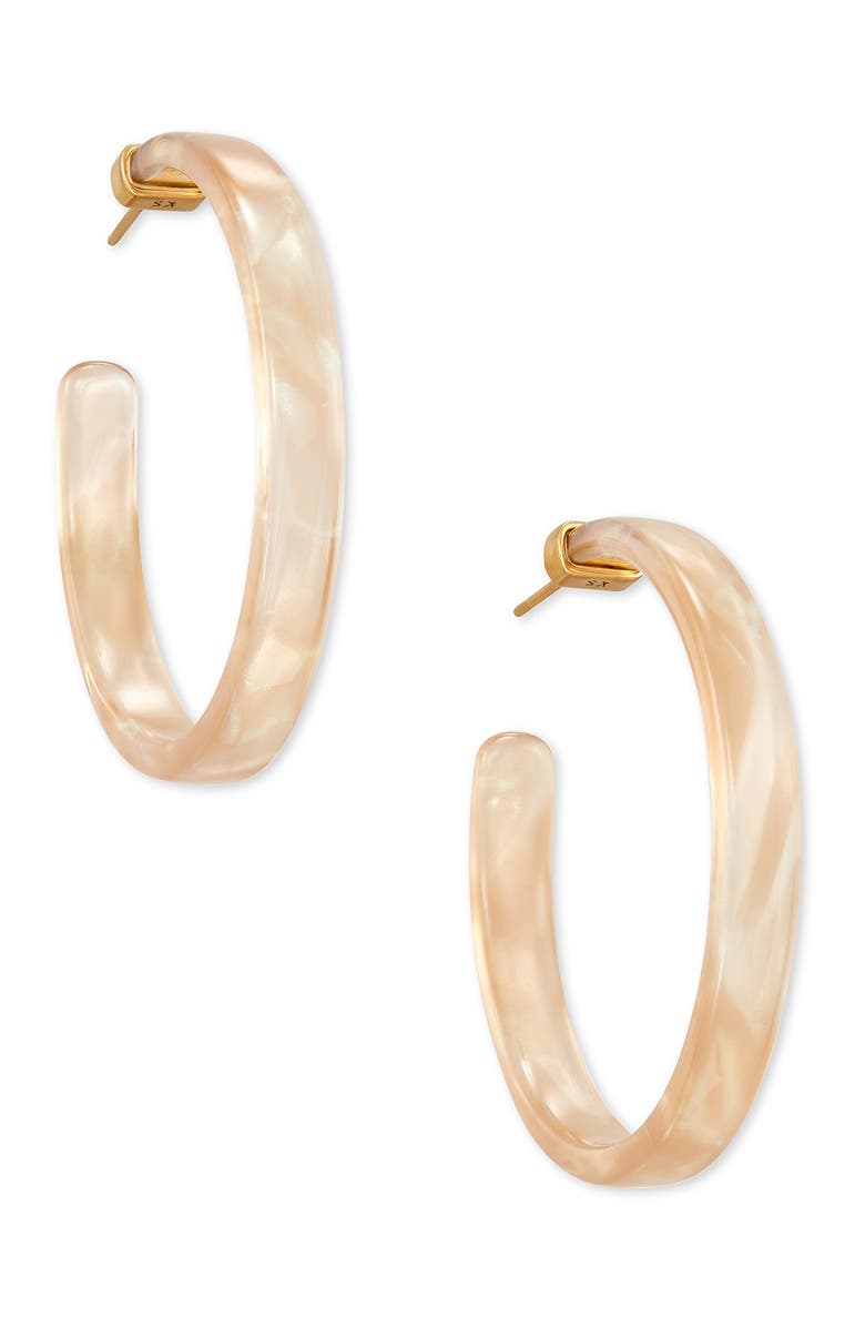 Kendra Scott Kash Hoop Earrings, Main, color,