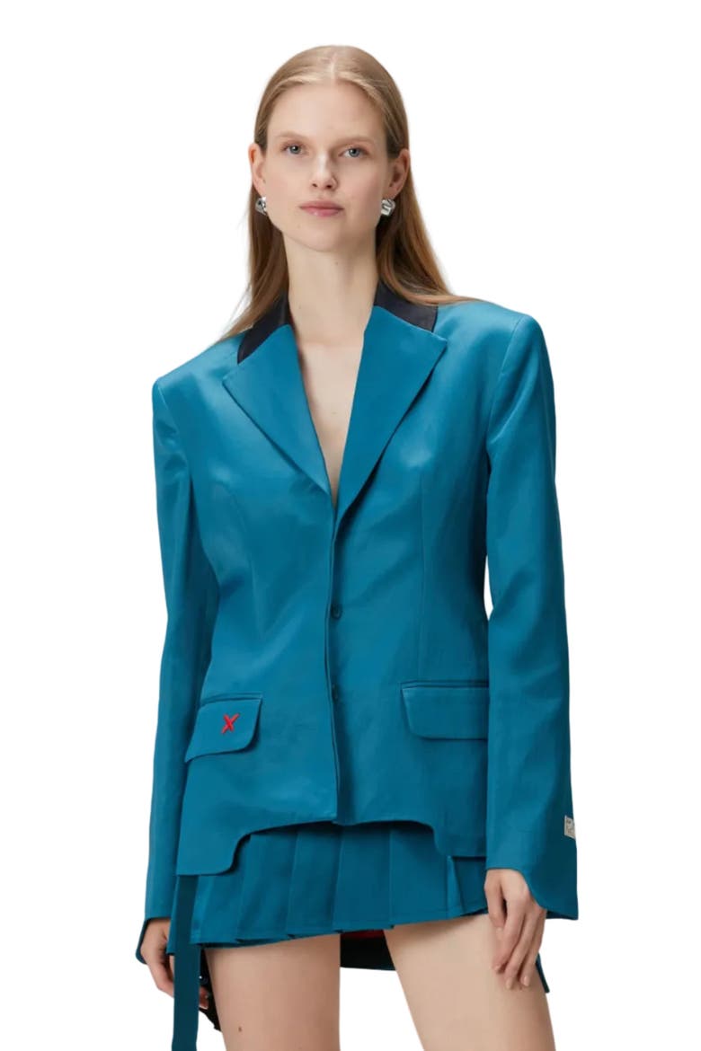 Woven Jacket, Alternate, color, BLUE