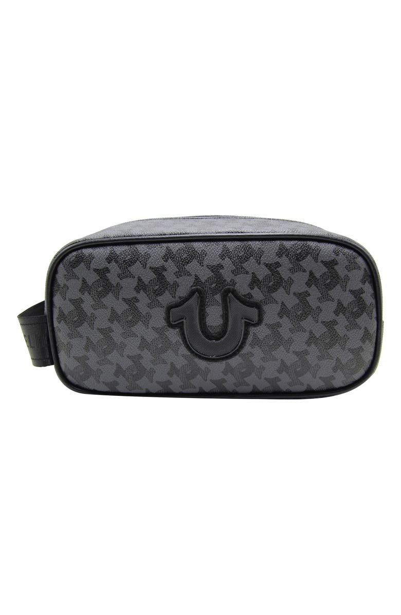True Religion Coda Dopp Kit, Main, color, Black