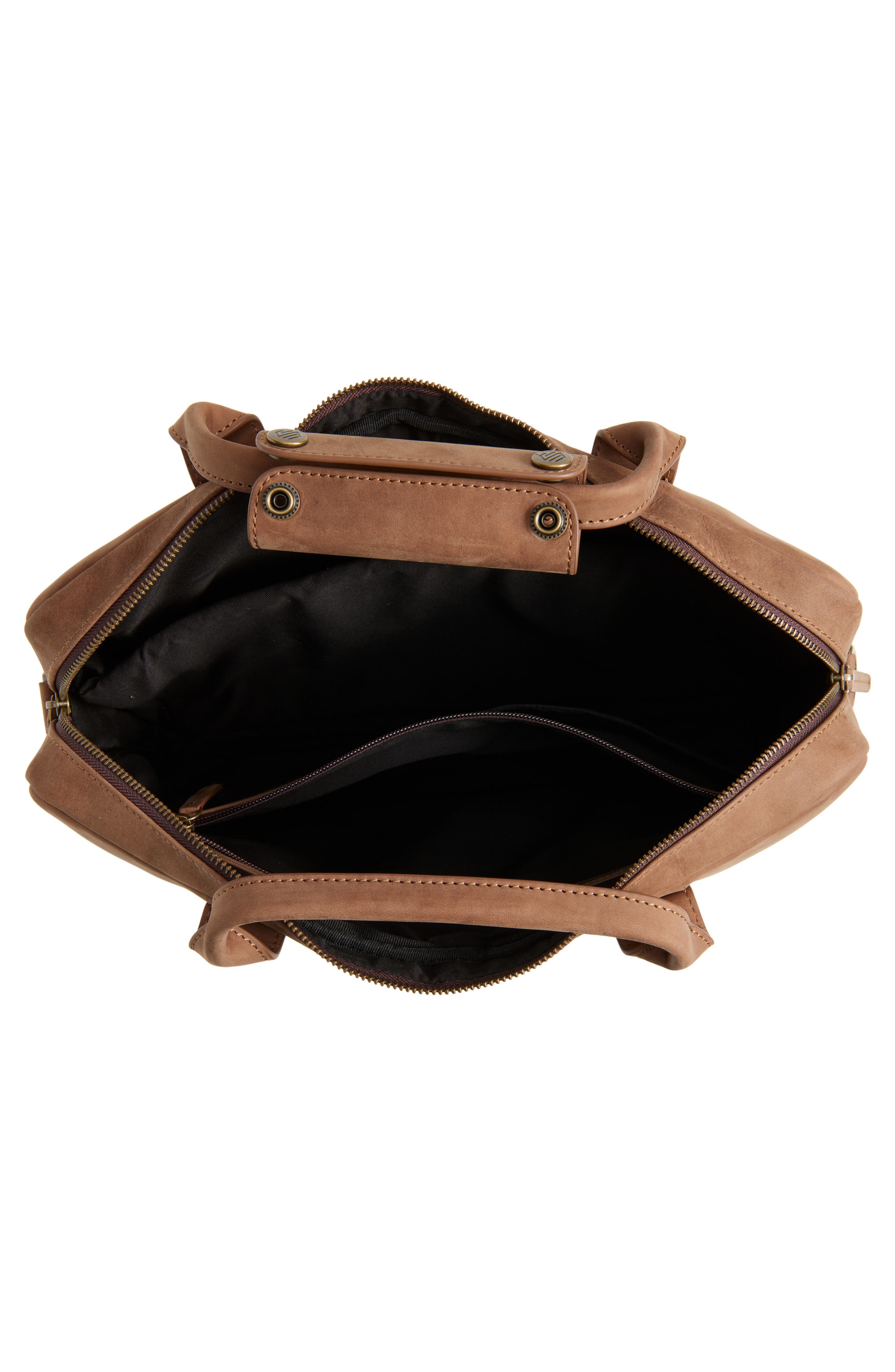 Johnston & Murphy Oil Tanned Leather Briefcase, Alternate, color, Oil Tan