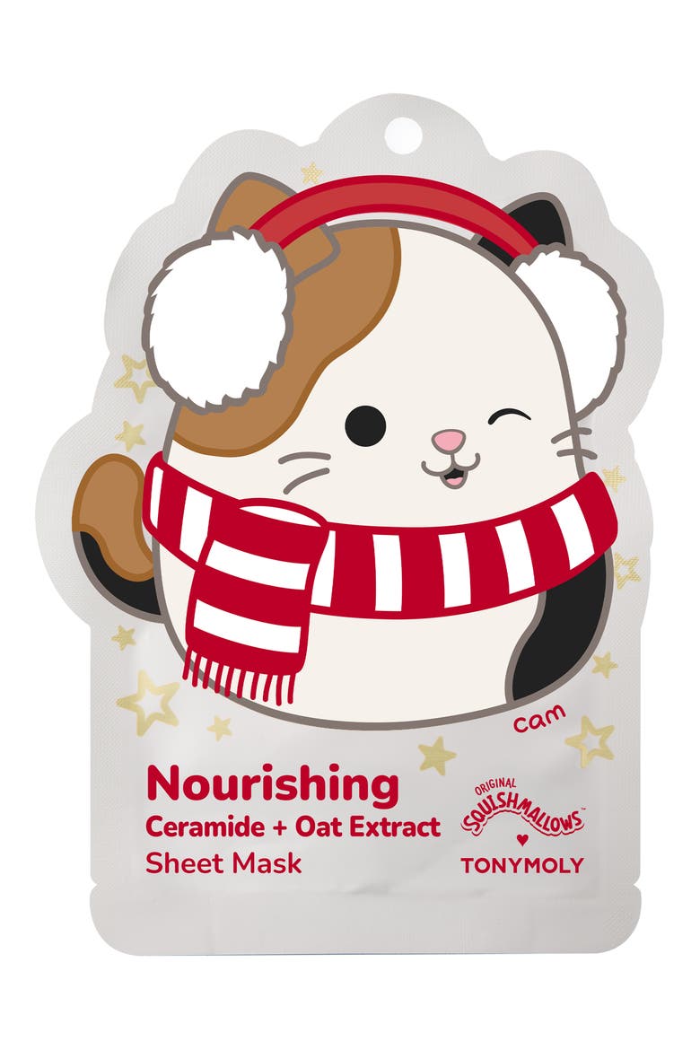 Squishmallows x TONYMOLY Merry Masking 4-Piece Sheet Mask Set, Alternate, color, NO COLOR
