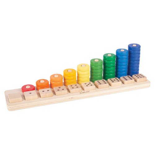 Kaplan Early Learning Company Natural Stack And Sort Board In Multi
