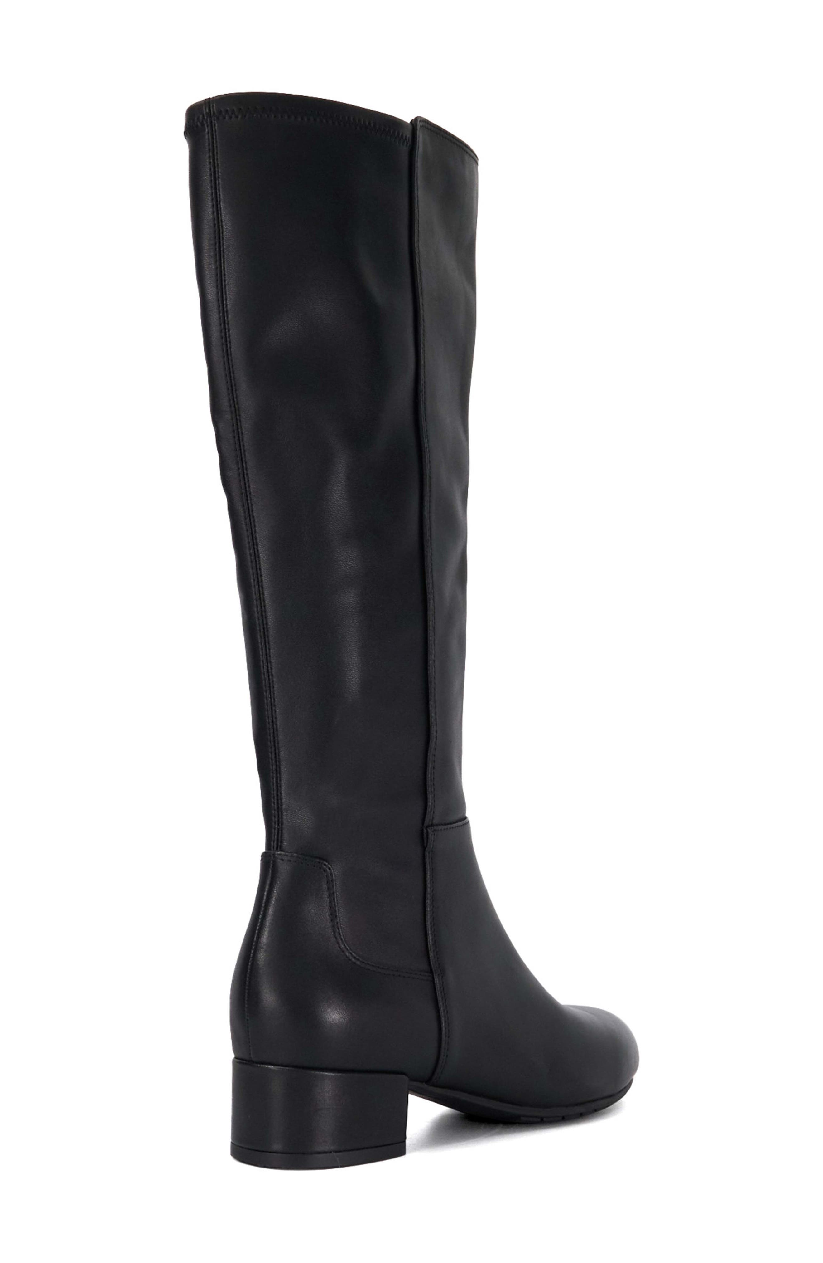 Dune London Tayla Knee High Boot, Alternate, color, Black