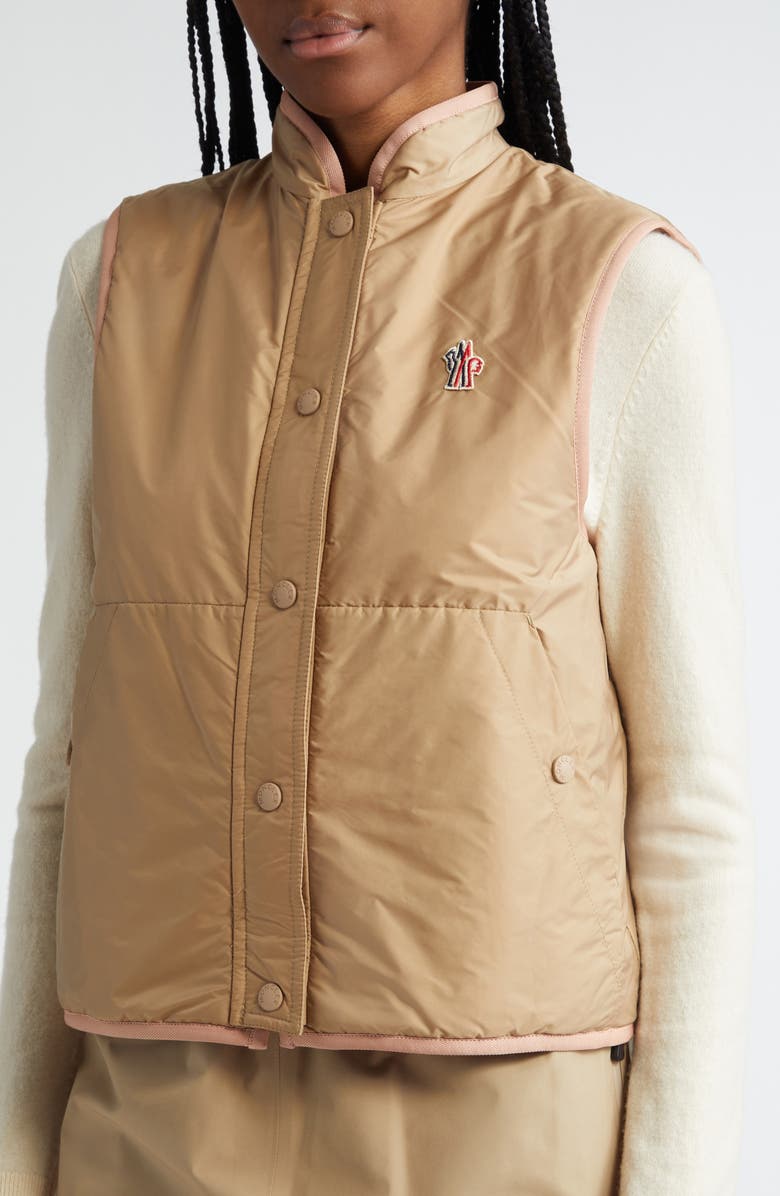 Moncler Grenoble Reversible Water Repellent Zip Vest, Alternate, color, 