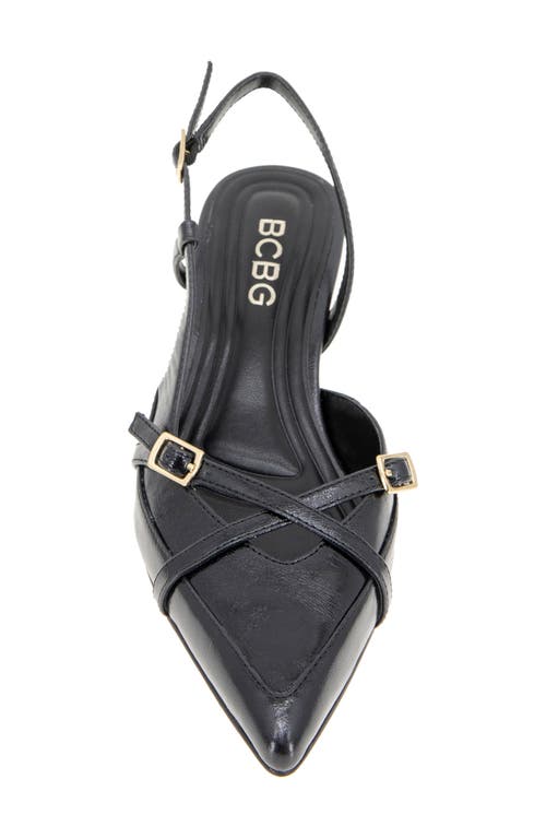 Bcbgeneration Kiran Slingback Kitten Heel Pump In Black