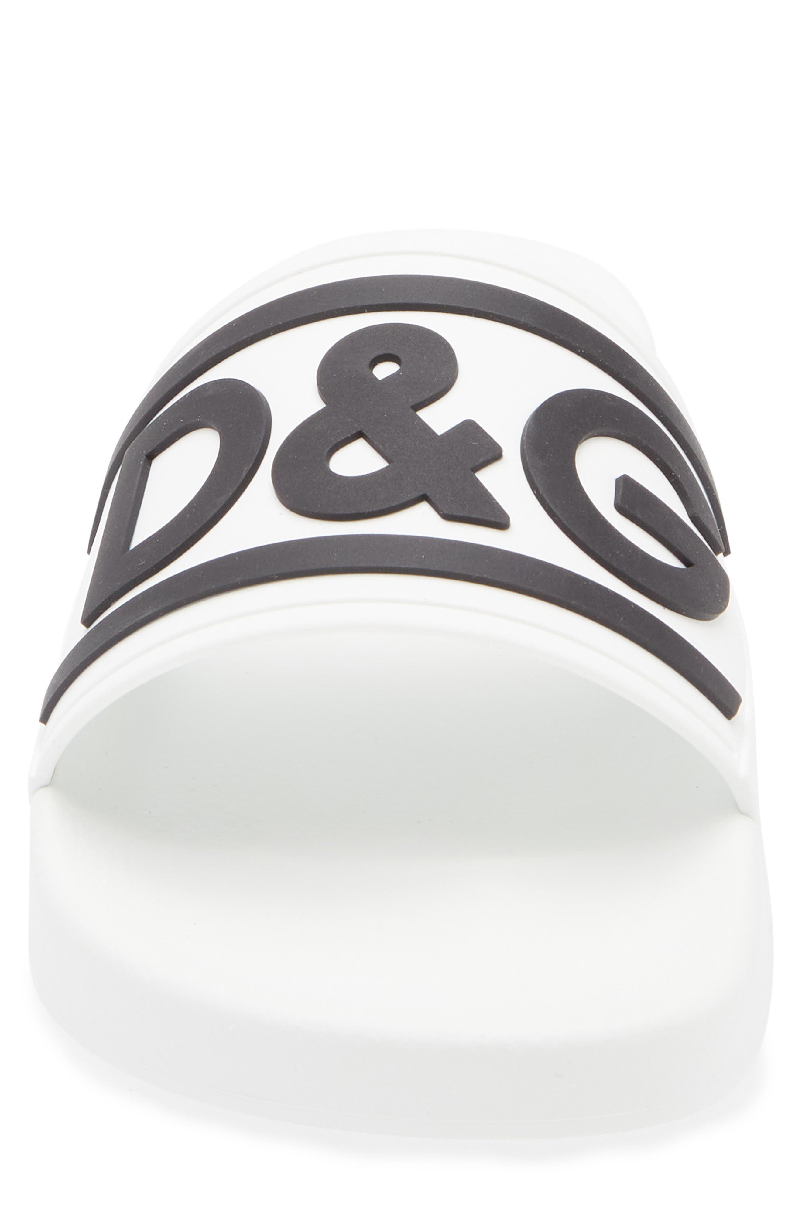 Logo Embossed Sport Slide, Alternate, color, 89697 WHITE/ BLACK