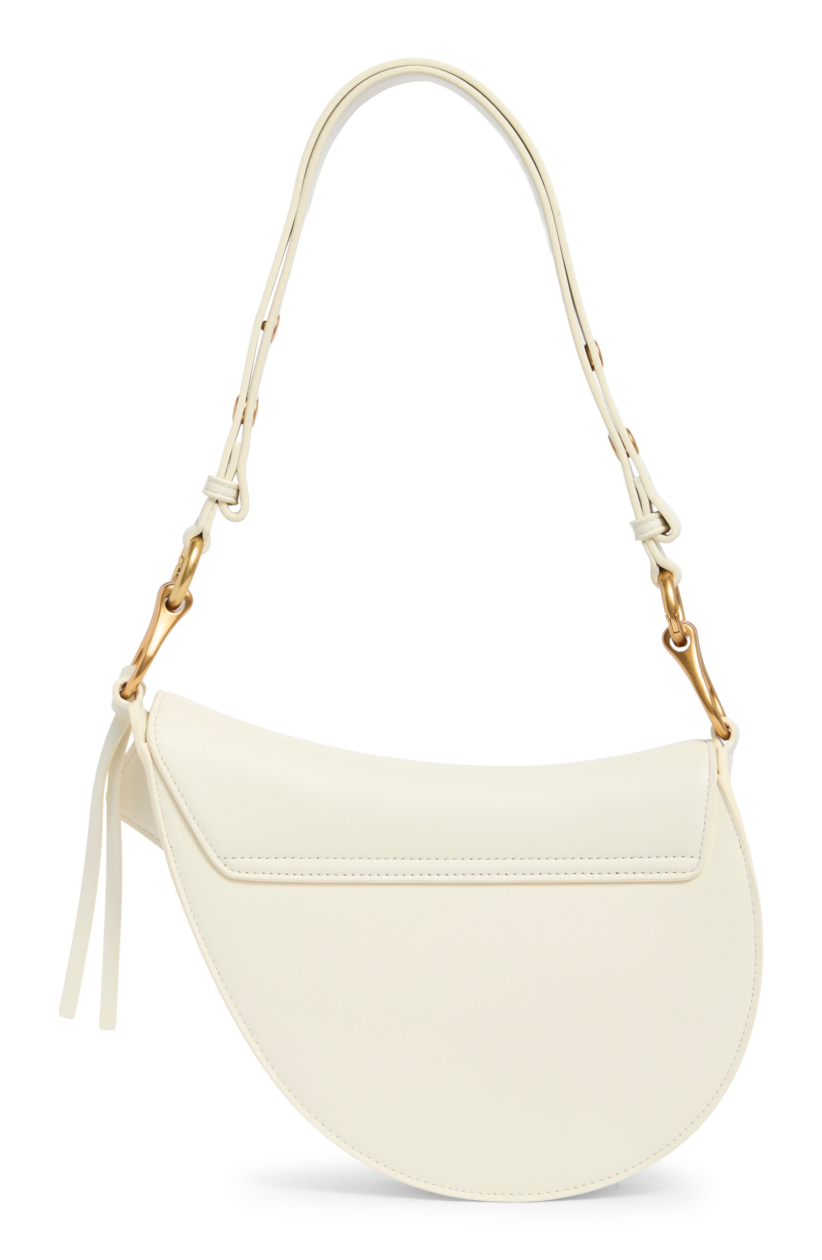 Ashlie Faux Leather Crossbody Bag, Alternate, color, WHITE