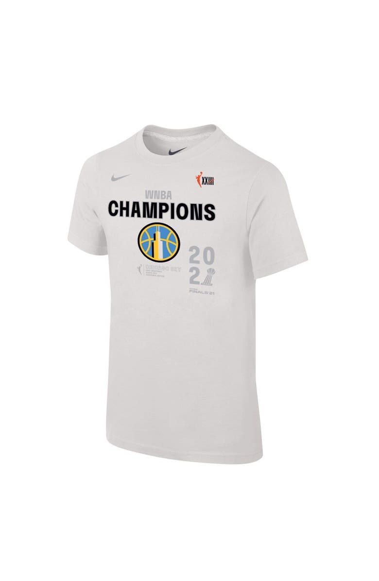 Nike Men's Nike White Chicago Sky 2021 WNBA Finals Champions T-Shirt, Alternate, color, White
