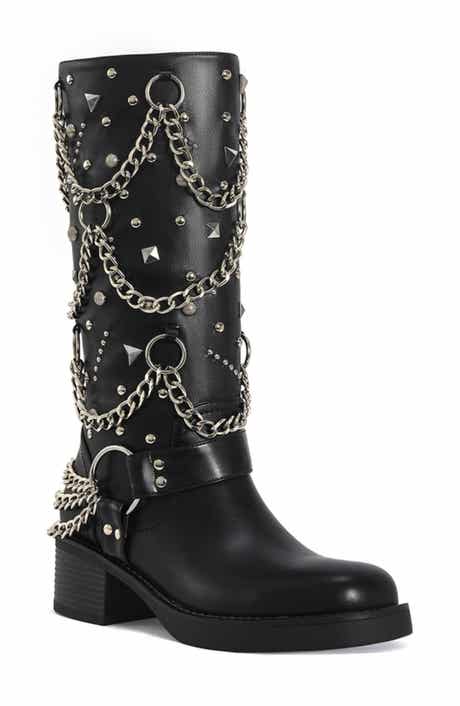 AZALEA WANG Fillmore Biker Boot