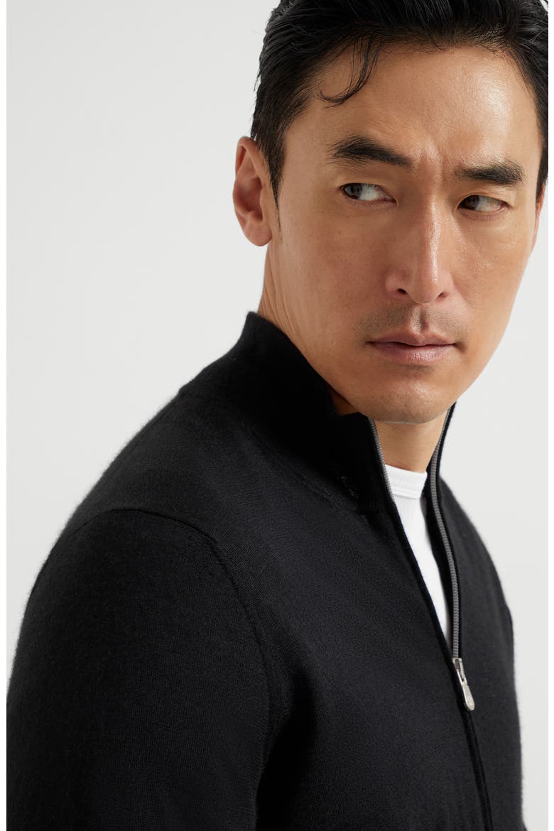 Lightweight cardigan, Alternate, color, Black