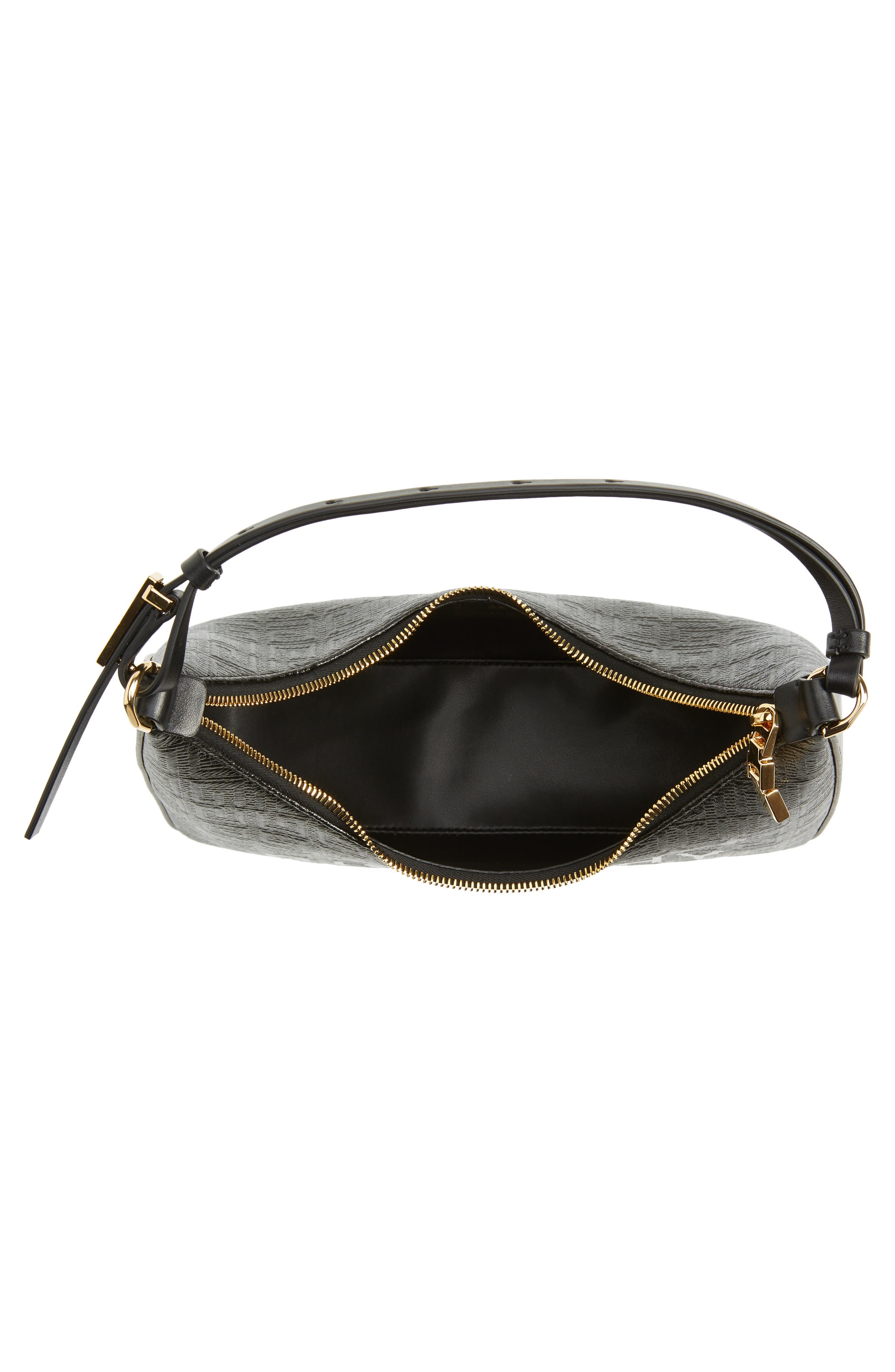 Givenchy Small Moon Cut Out Logo Jacquard Hobo Bag, Alternate, color, 