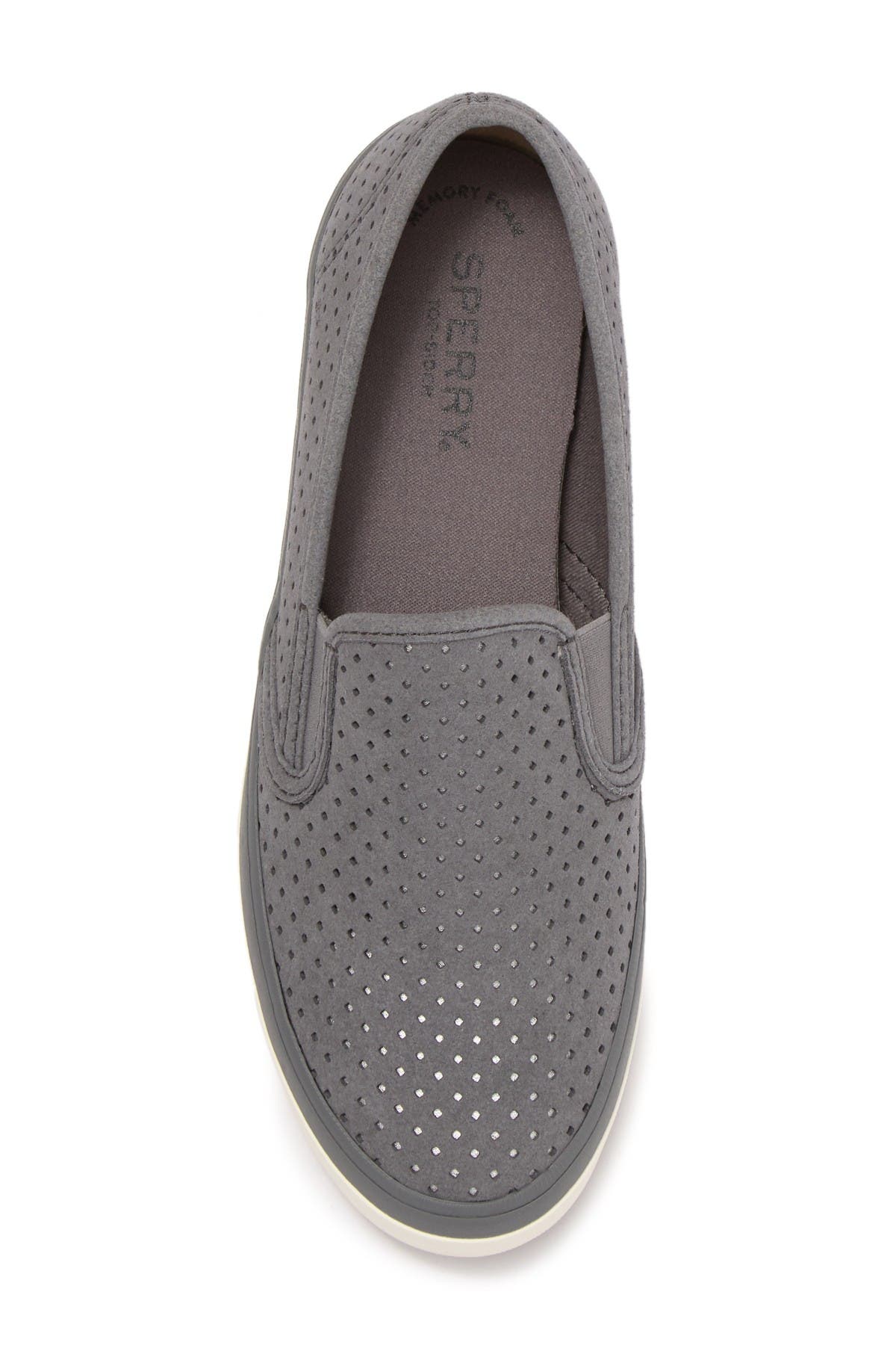 SPERRY TOP-SIDER<sup>®</sup> Sperry Seaside Perforated Varsity Slip-On Sneaker, Alternate, color, 