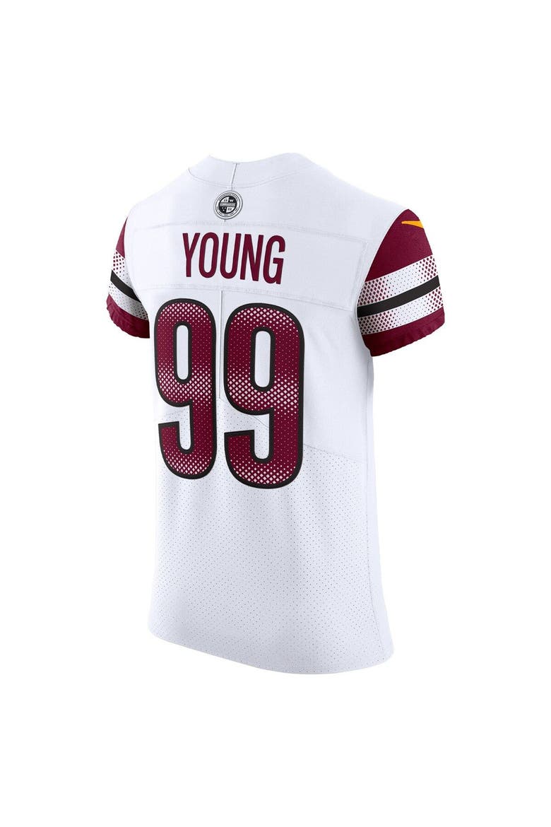 Men's Nike Chase Young White Washington Commanders Vapor Elite Jersey, Alternate, color, White