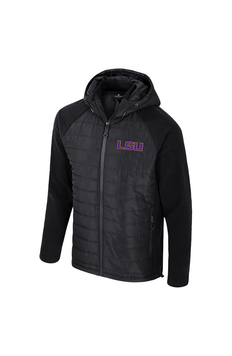 COLOSSEUM Men's Colosseum Black LSU Tigers Block The Sun Full-Zip Hooded Jacket, Alternate, color, Black