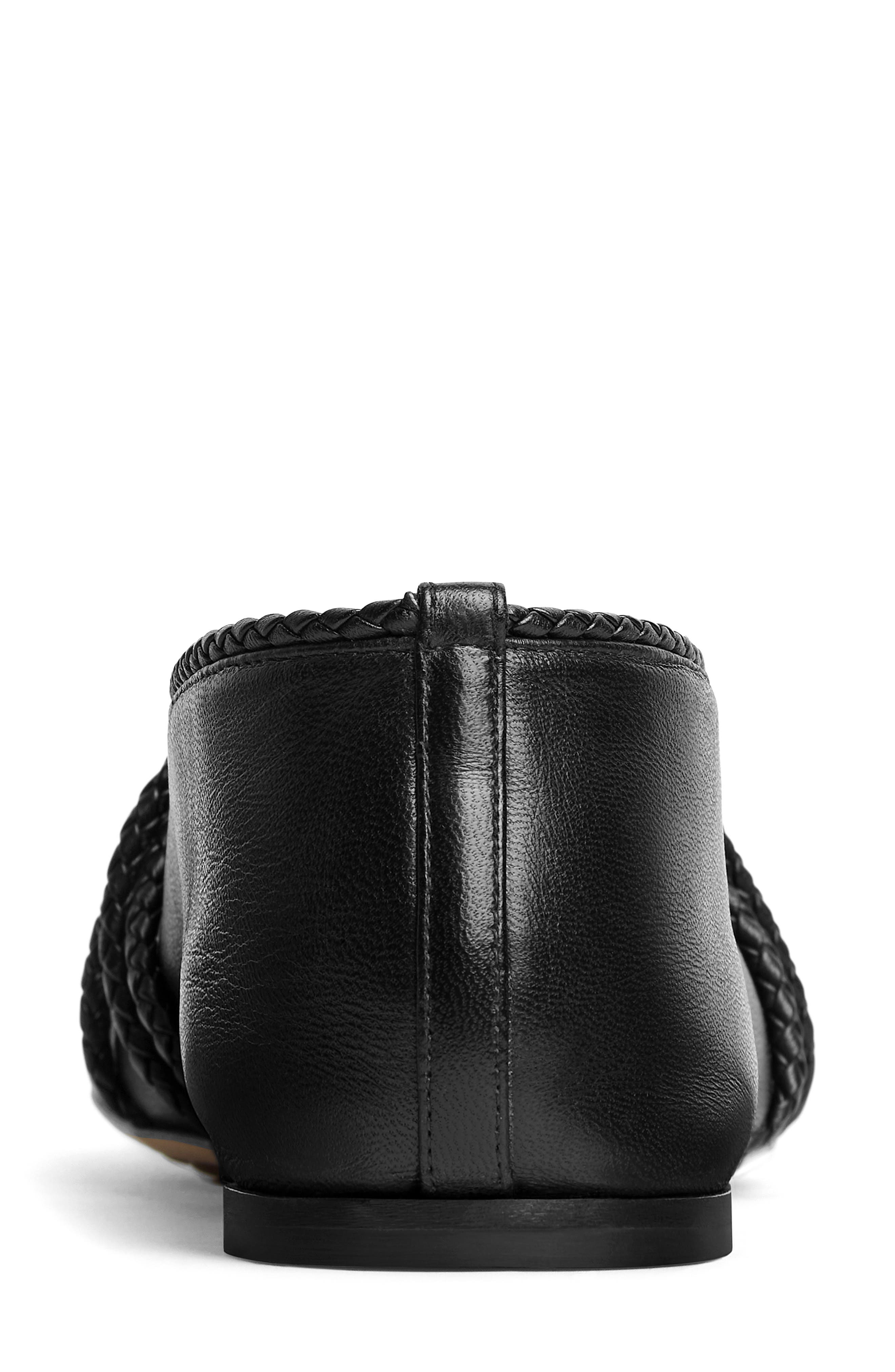 Bottega Veneta Lucia Mary Jane Ballerina Flat, Alternate, color, Black