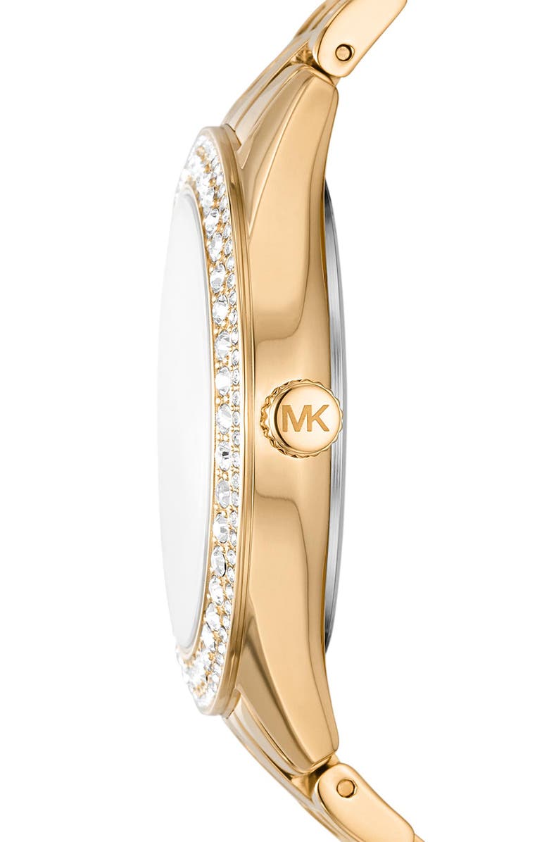 MICHAEL Michael Kors Harlowe Crystal Pavé Bracelet Watch, 38mm, Alternate, color, 