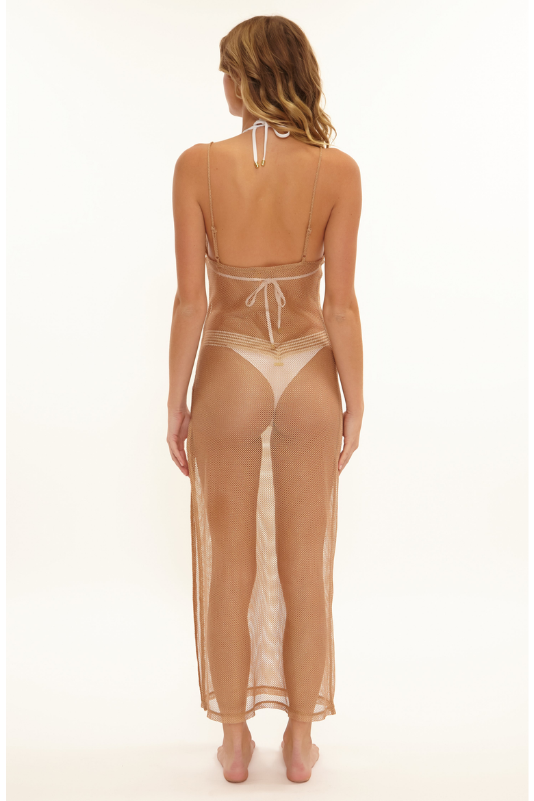 Dudley Maxi Dress, Alternate, color, Nude