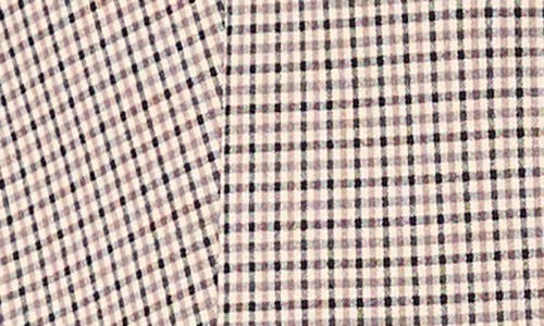 1.state Microcheck Blazer In Neutral