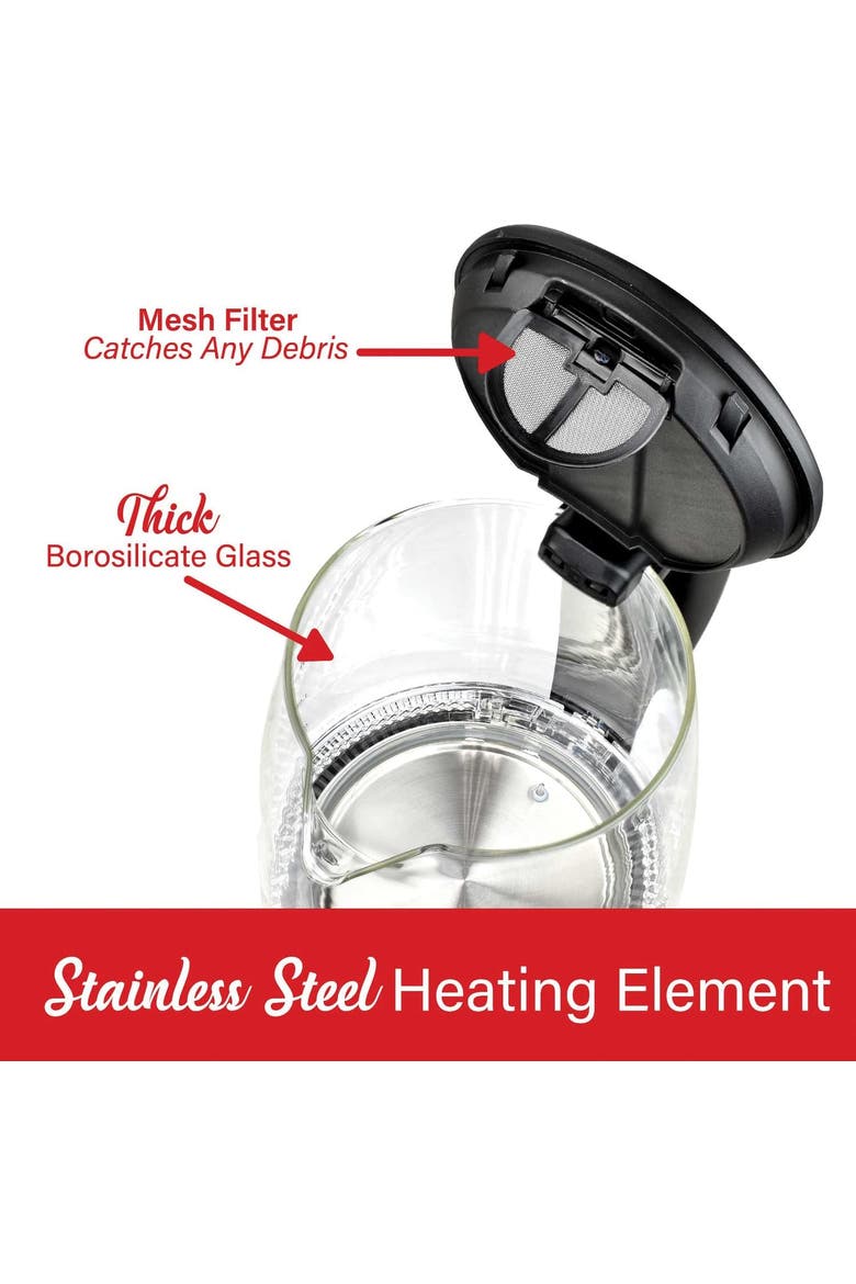 Cordless Electric Kettle, Alternate, color, Stainless Steel